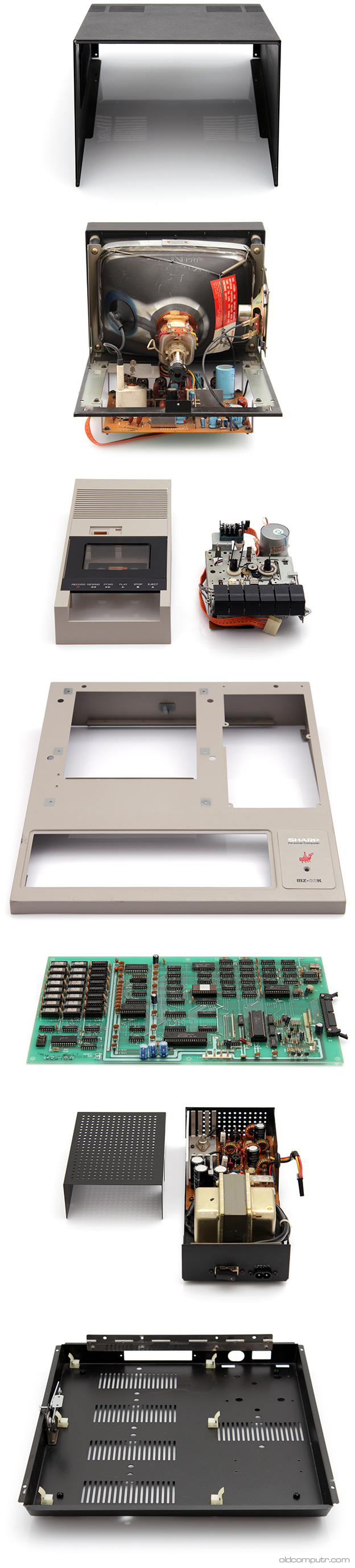 Sharp MZ-80K - exploded view