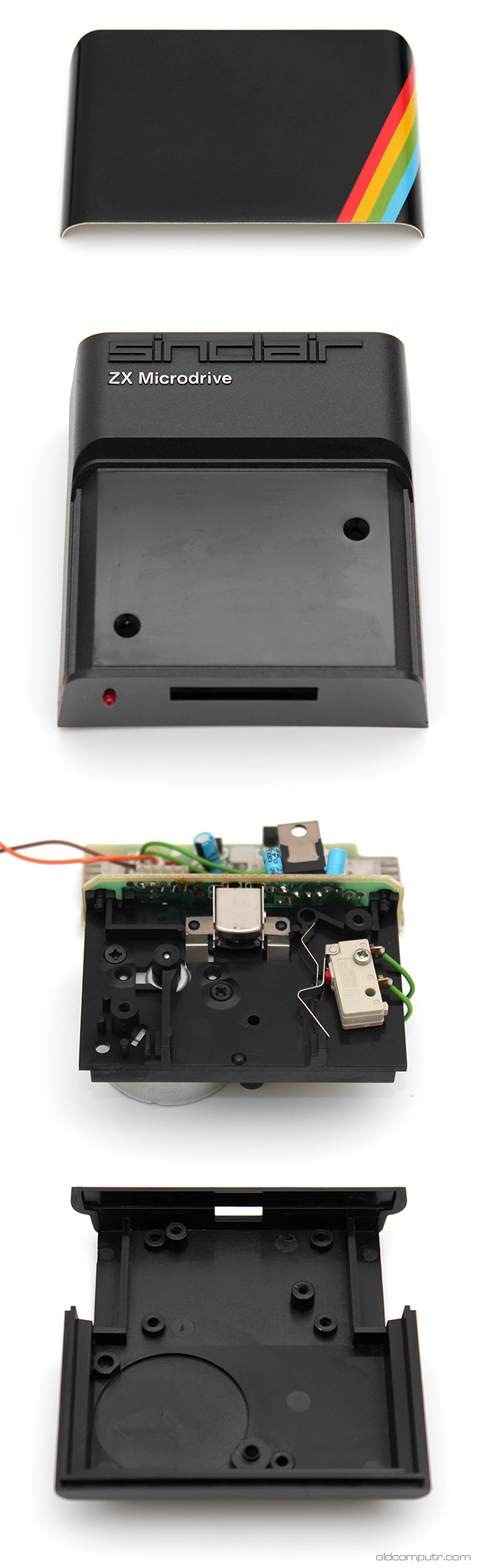 Sinclair ZX Microdrive - Exploded view