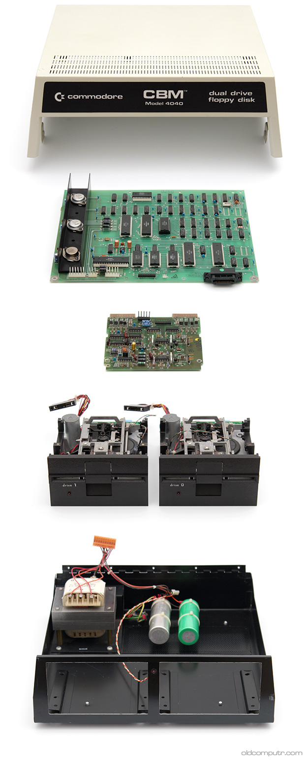 Commodore 4040 - Exploded view