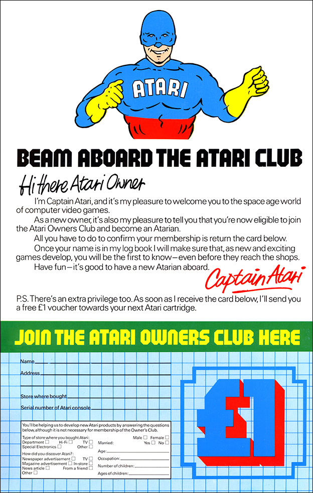 Atari 2600 - Beam aboard the Atari Club