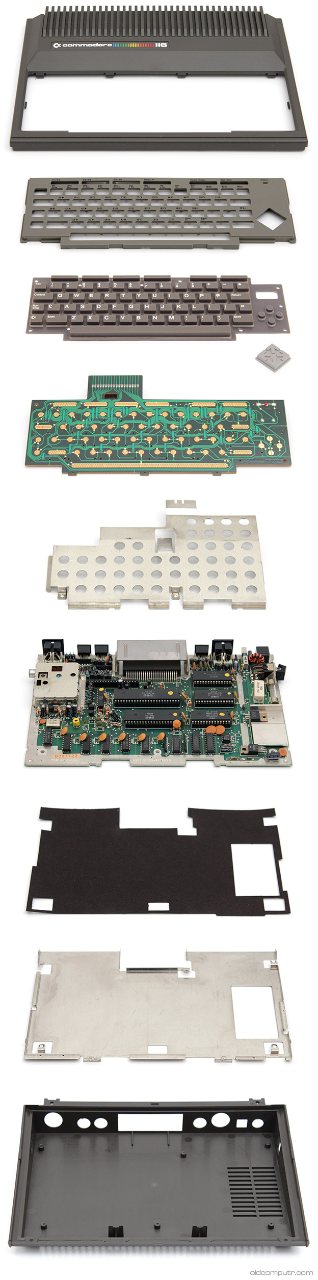 Commodore 116 - Exploded view