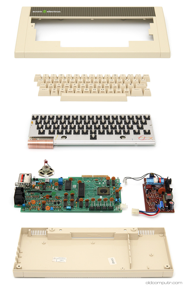 Acorn Electron - exploded view
