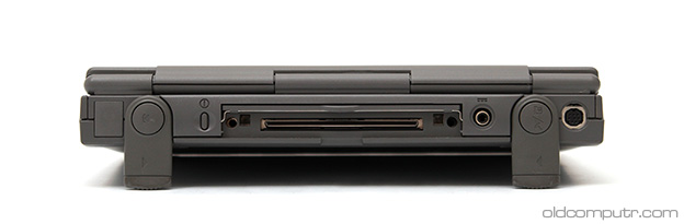 Apple PowerBook 2300c (back, ports)