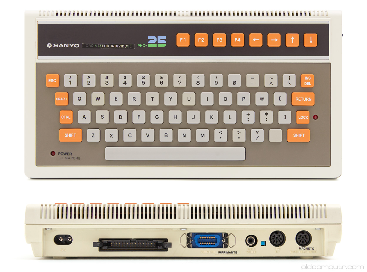 Sanyo PHC-25 (1982) | Oldcomputr.com