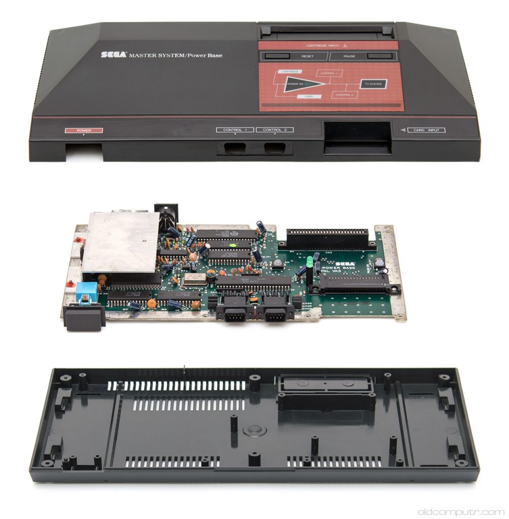 Sega Master System - exploded view