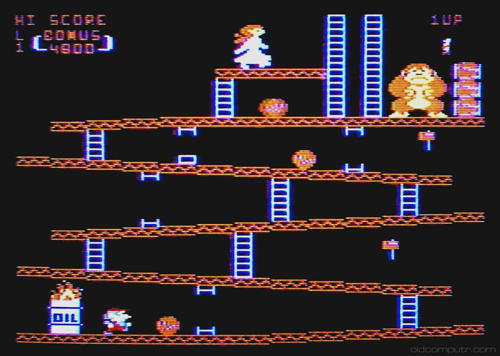 Atari 400 - Donkey Kong