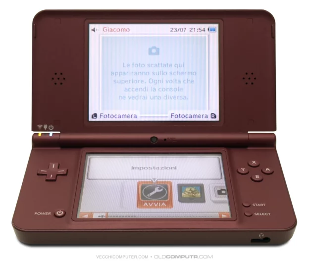 Nintendo DSi XL burgundy