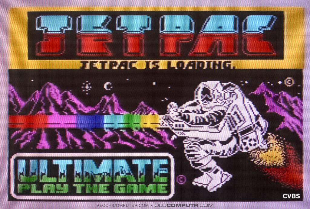 Sinclair ZX Spectrum - Jet Pac (composite)
