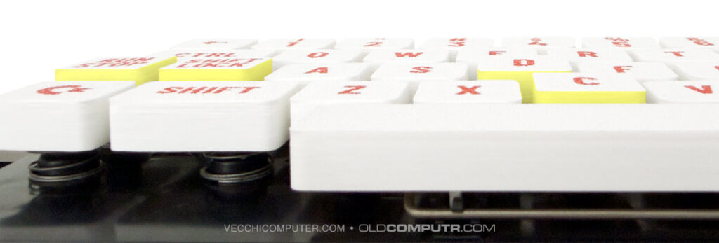 Commodore 64 island-style keycaps - stem height