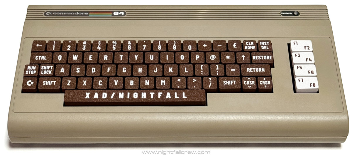 Commodore 64 island-style keycaps - Xad of Nightfall